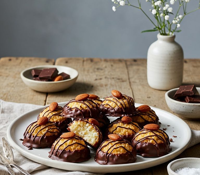 Almond Joy Coconut Macaroons