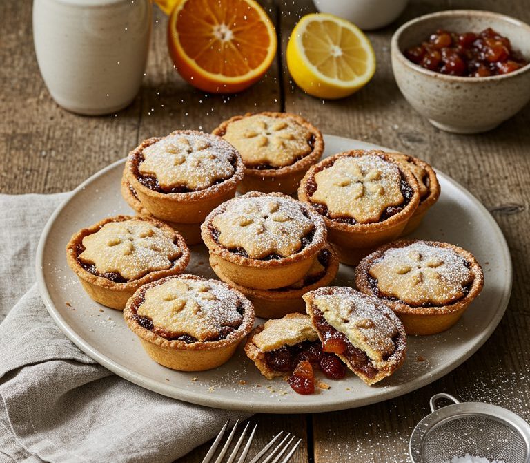 Brandy-Soaked Mincemeat Mince Pies with Citrus
