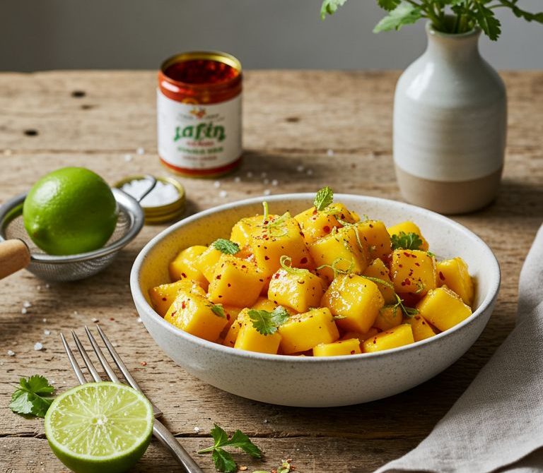 Chili-Lime Mango Bowl with Flaky Salt