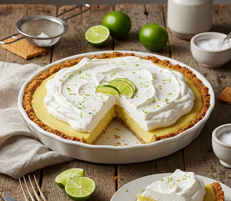 Classic Key Lime Pie with Graham Cracker Crust