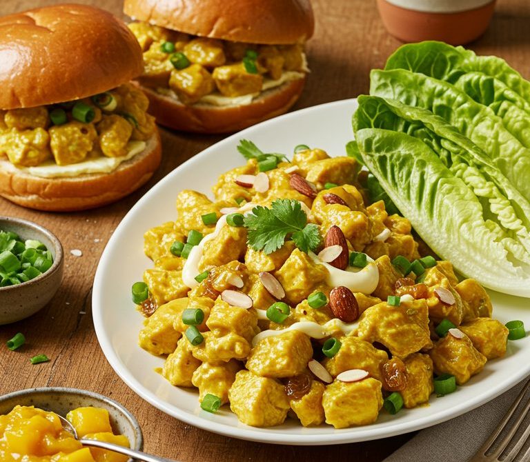 Coronation Chicken with Curried Mayo and Chutney