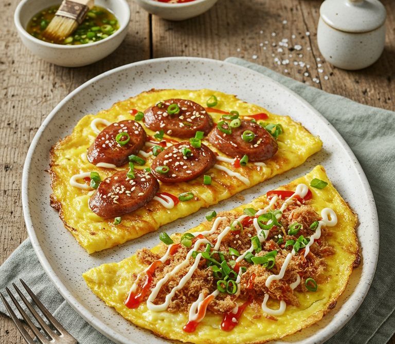 Crispy Banh Trang Nuong Vietnamese Pizza