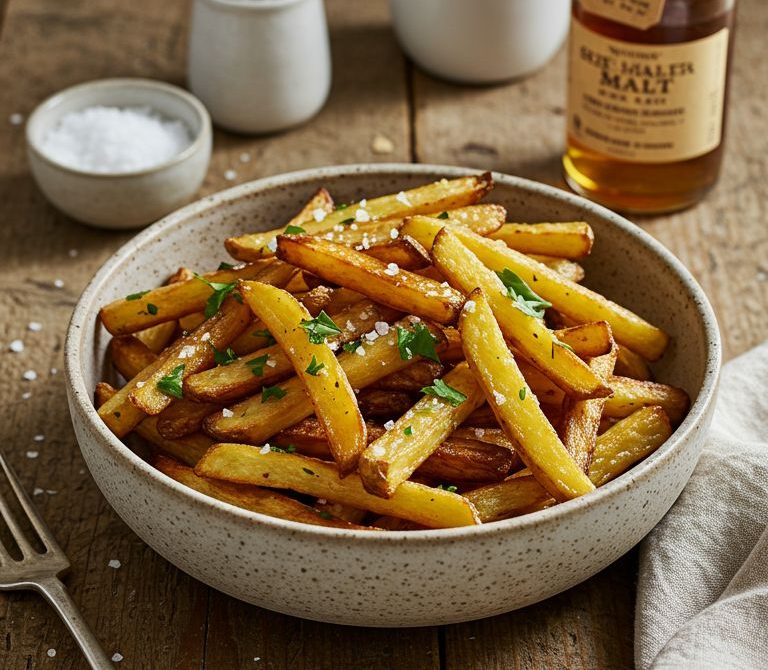 Crispy Salt-and-Vinegar Oven Fries