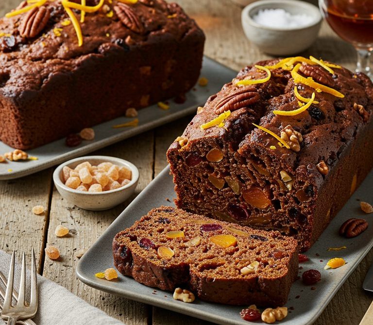 Dark and Boozy Fruitcake with Rum-Soaked Fruits