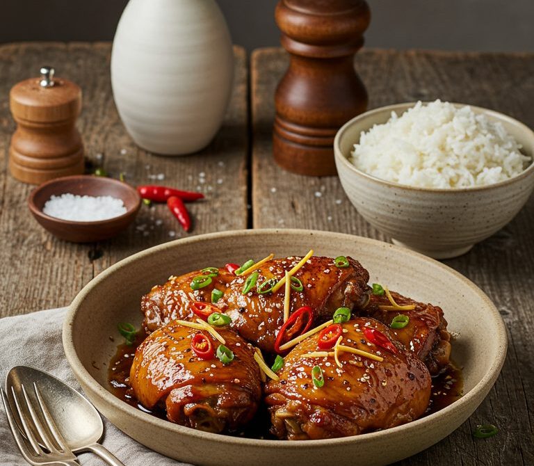 Ga Kho Gung: Vietnamese Caramelized Ginger Chicken