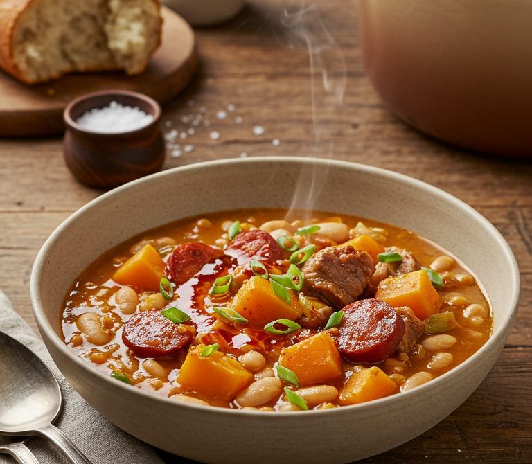 Locro Criollo: Hearty Andean-Pampean Pork and Corn Stew