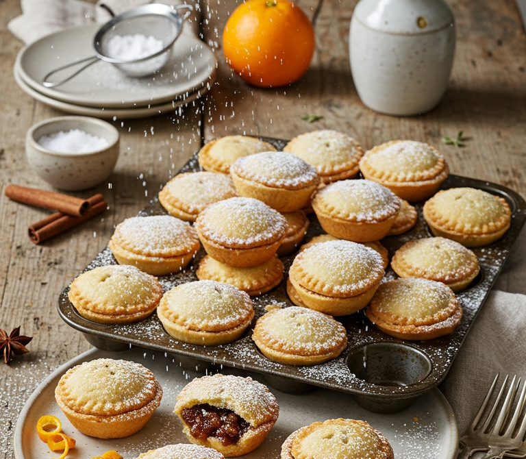 Mini Mince Pies with Spiced Orange Mincemeat