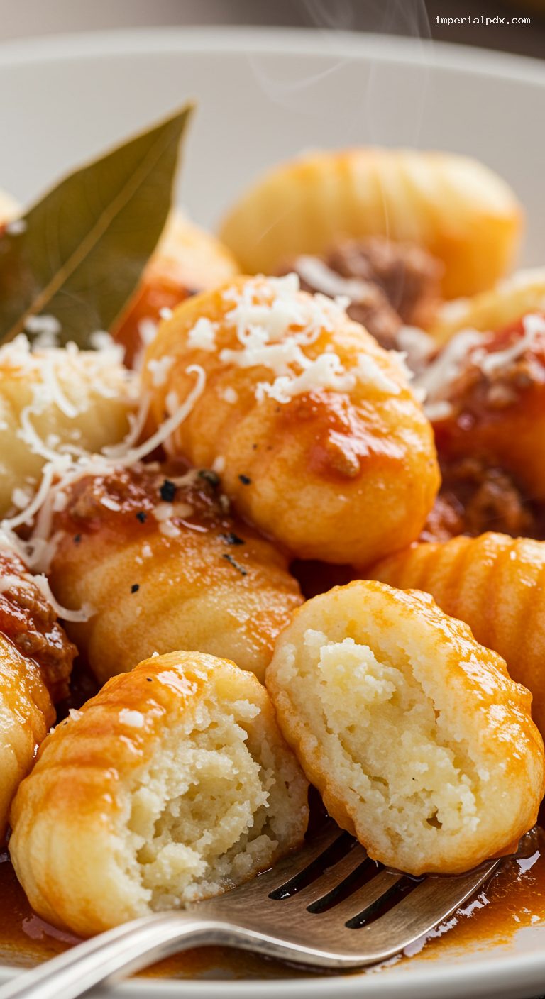 Noquis del 29 with Tuco and Reggianito – Closeup