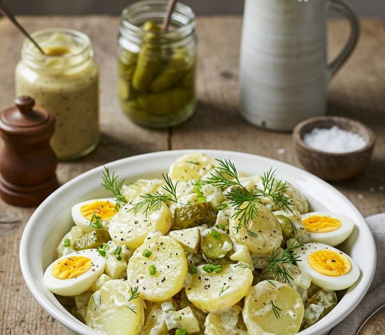 North German Potato Salad with Mayo