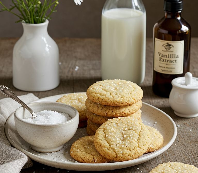 Old-Fashioned Sugar Cookies with Soft Centers