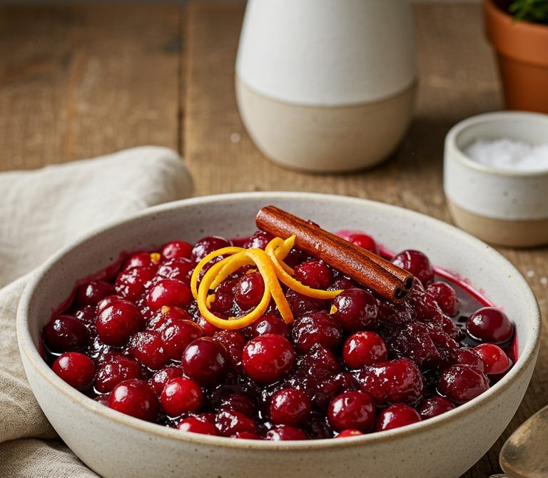 Orange-Zest Whole Berry Cranberry Sauce
