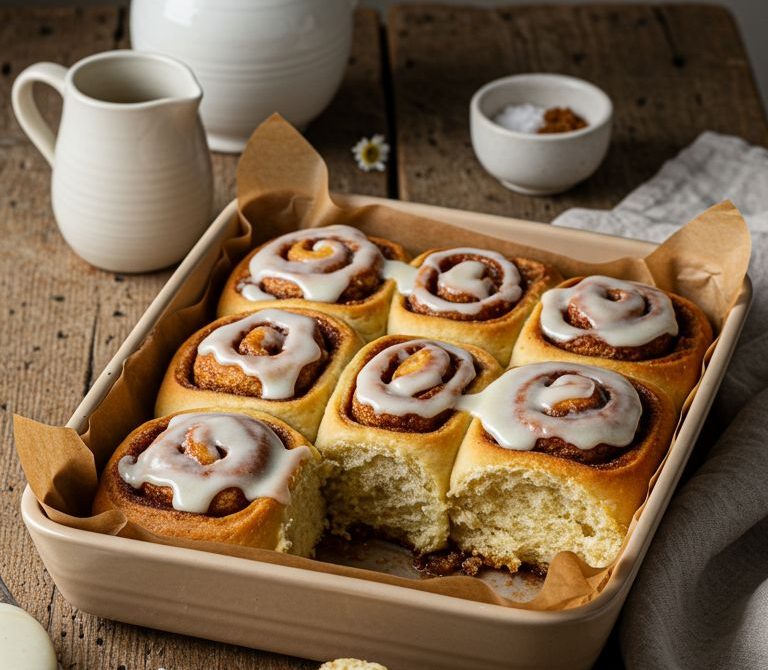 Pillowy Cinnamon Rolls with Cream Cheese Glaze