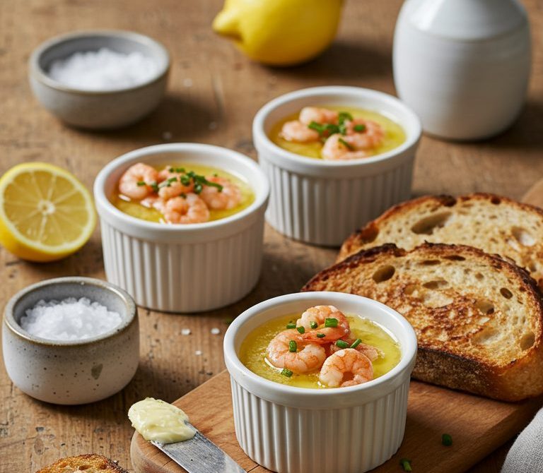 Potted Brown Shrimp with Nutmeg and Cayenne