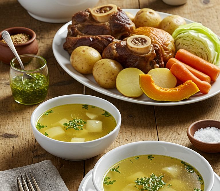 Puchero Criollo: Two-Course Beef and Hen Stew