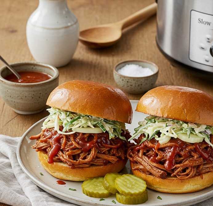 Slow Cooker Classic BBQ Pulled Pork