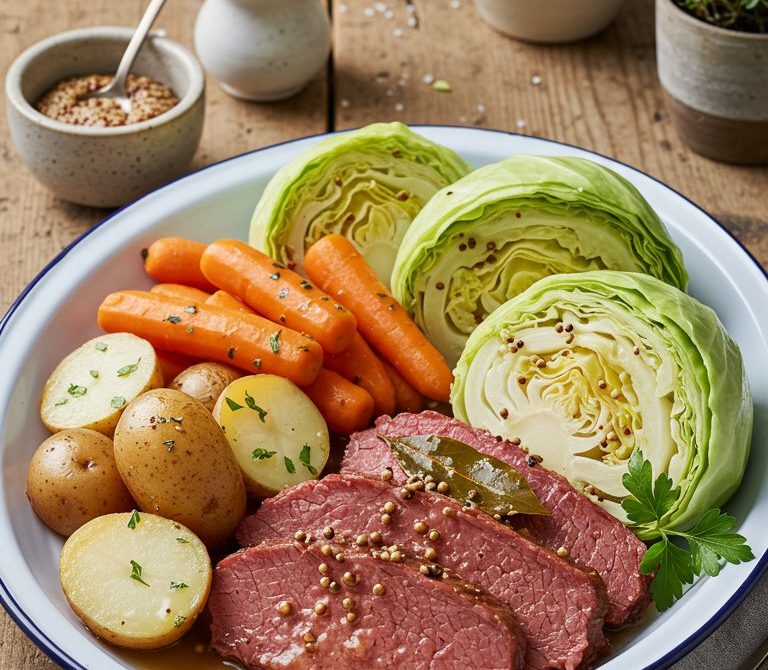 Slow Cooker Corned Beef and Cabbage