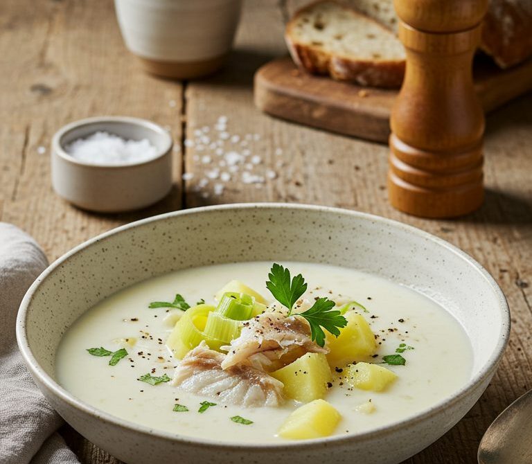 Smoky Cullen Skink with Haddock and Leeks