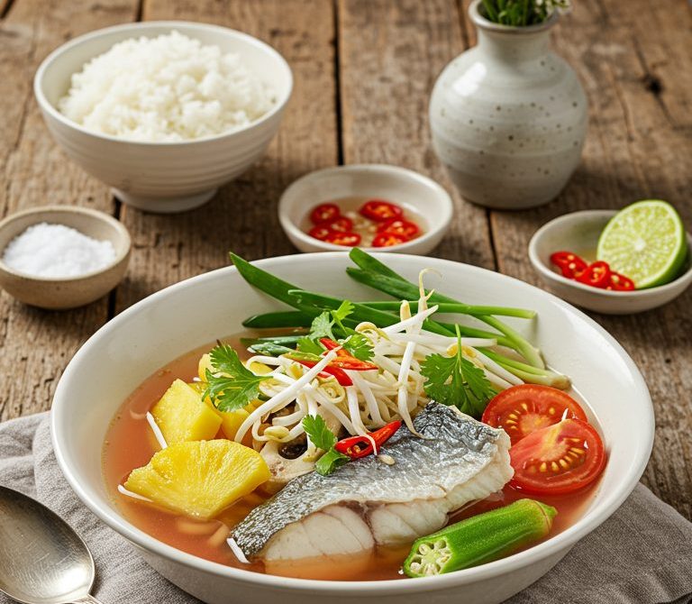 Southern-Style Canh Chua Cá (Vietnamese Sour Fish Soup)