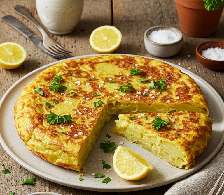 Spanish Potato and Onion Omelet (Tortilla de Patatas)