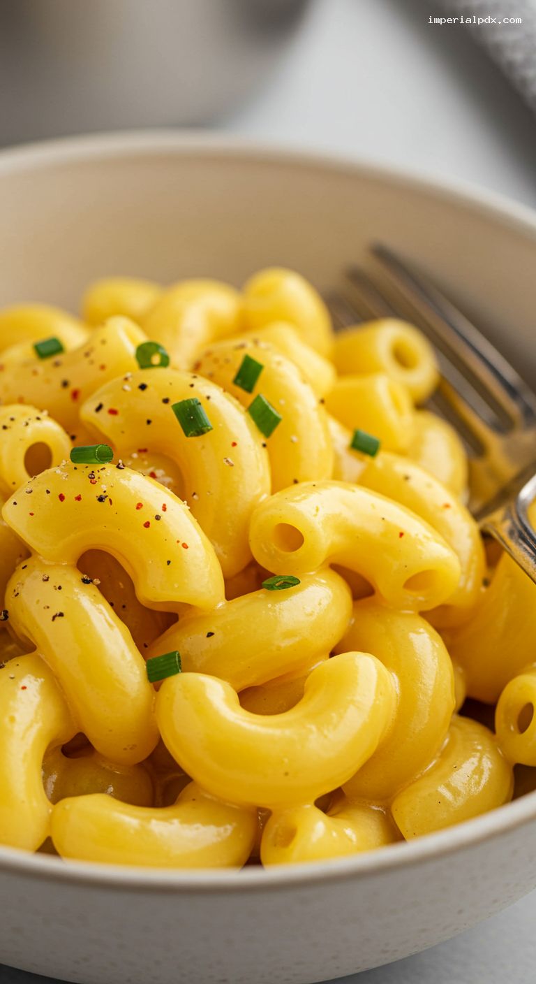 Ultra-Creamy One-Pot Stovetop Mac and Cheese – Closeup