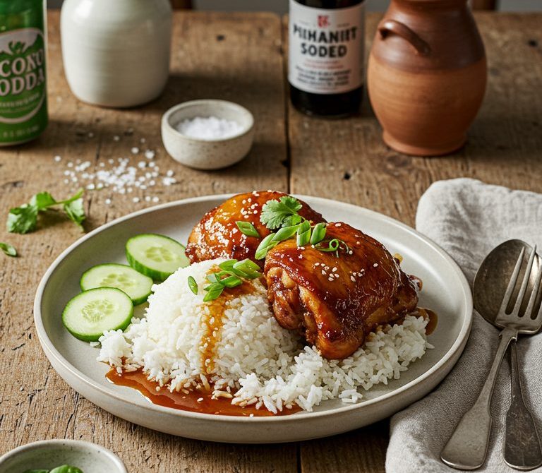 Vietnamese Ga Roti Coconut Soda Chicken