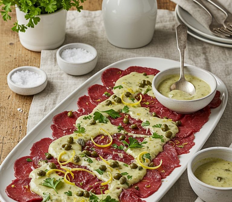 Vitel Toné: Roast Beef with Silky Tuna-Caper Sauce