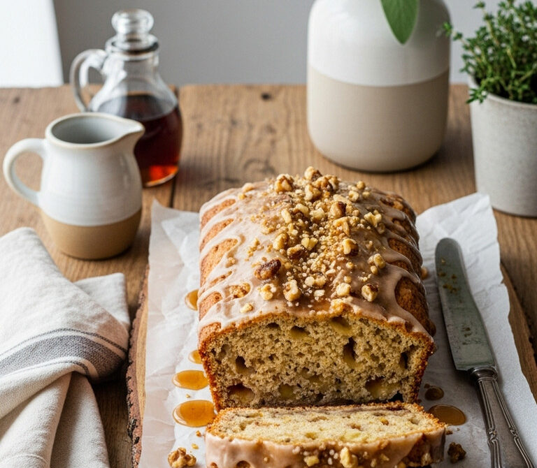 Apple Maple Walnut Loaf