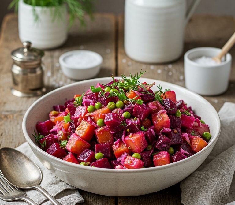 Bright Vinegret Beet and Potato Salad