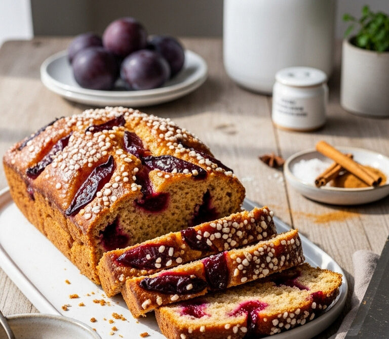 Brown Sugar Plum Spice Bread