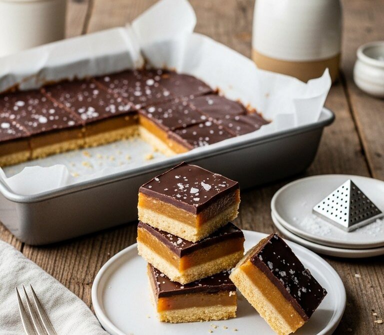 Brown Sugar Toffee Bars with Chocolate and Sea Salt