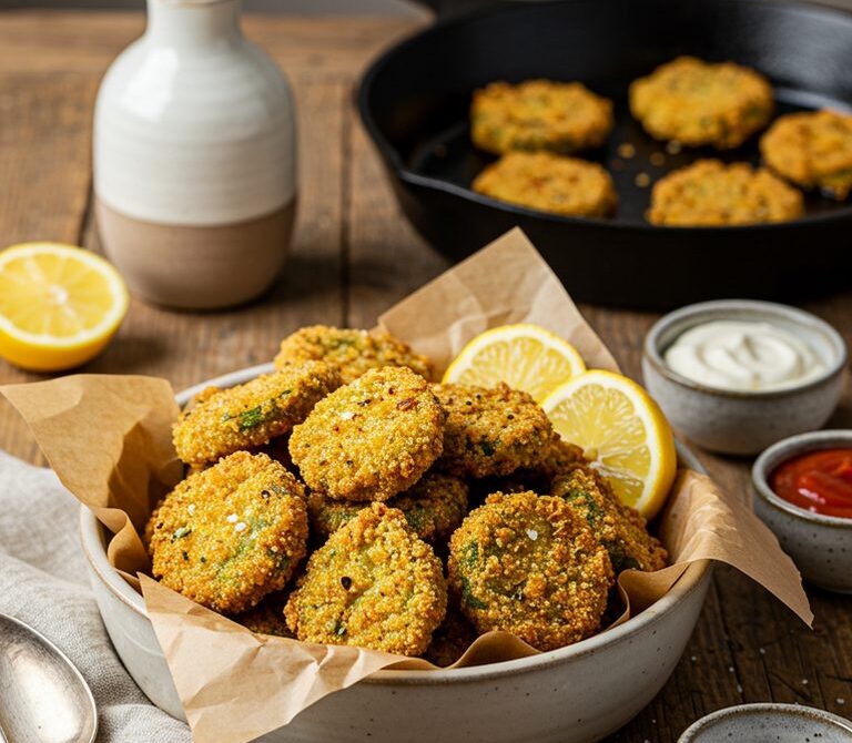 Buttermilk Fried Okra with Cayenne Salt