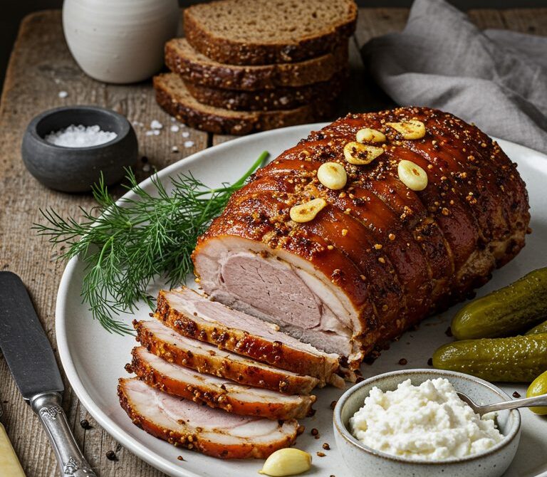 Buzhenina: Mustard-Spiced Slow-Roasted Pork Shoulder
