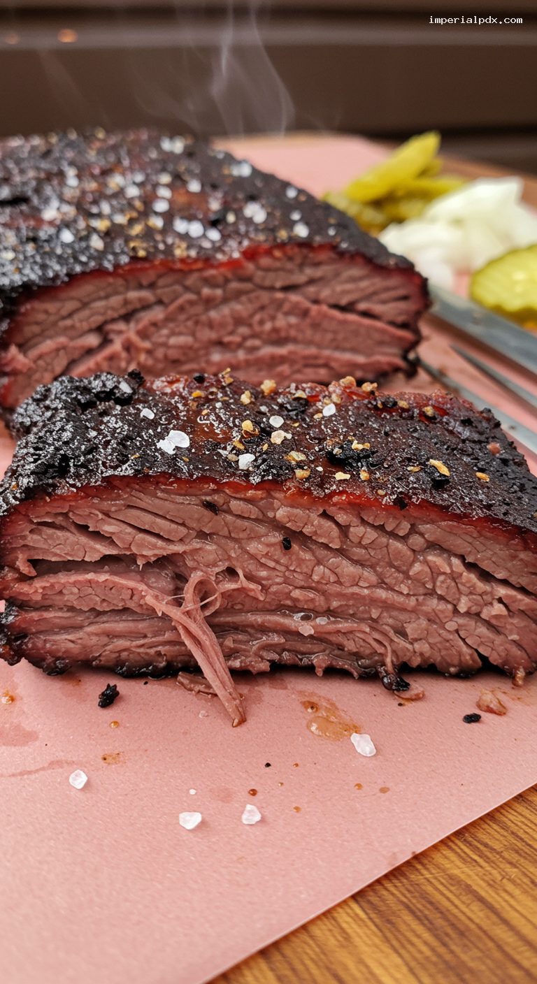 Central Texas Dino Beef Short Ribs with Post Oak Smoke – Closeup