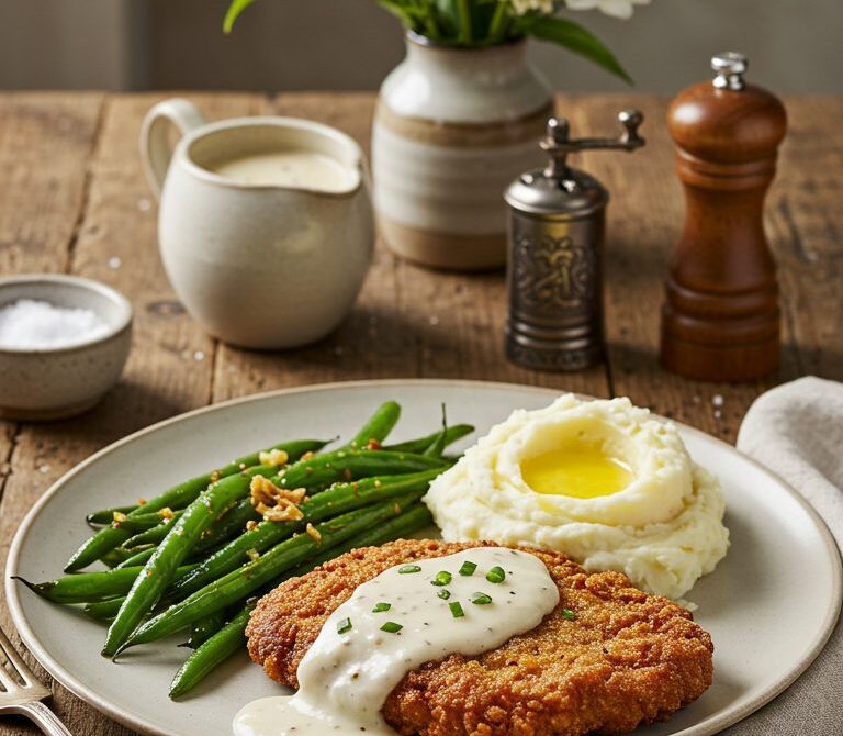 Chicken-Fried Steak with Cream Gravy