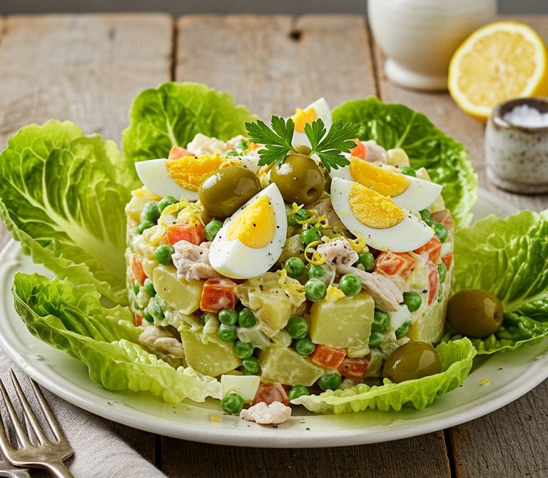 Chilean Chicken Salpicón Salad with Lemony Mayo