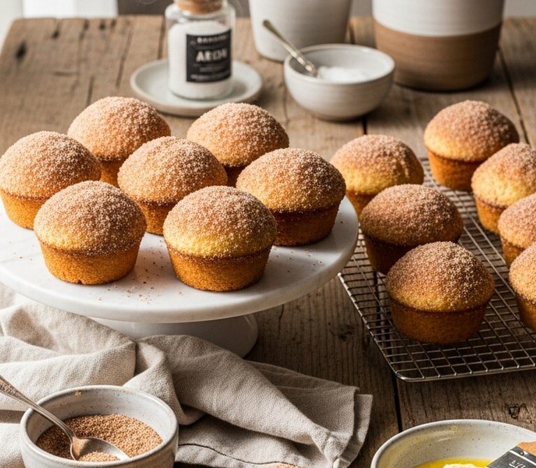 Cinnamon Sugar Donut Muffins