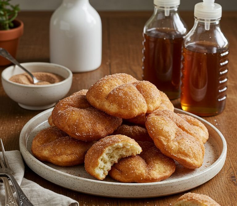 Cinnamon Sugar Sopapillas with Honey
