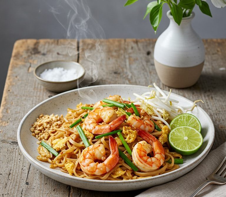 Classic Pad Thai with Shrimp or Chicken