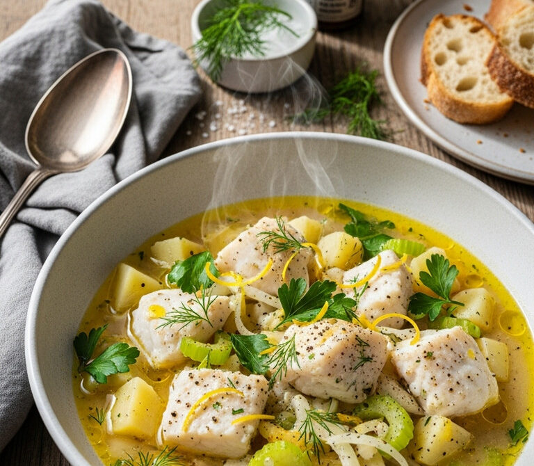 Coastal Fish Chowder with Potatoes and Herbs