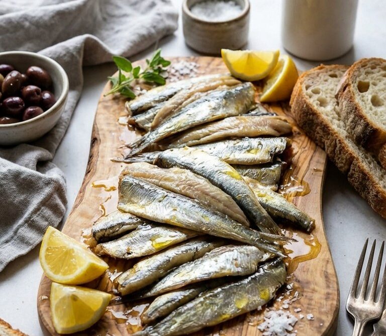 Cold-Smoked Sardine Fillets for Charcuterie Boards