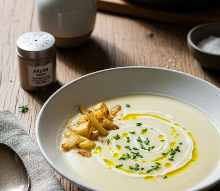 Creamy Celeriac and Potato Soup