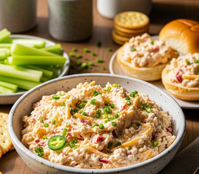 Creamy Southern Pimento Cheese Spread for Snacking