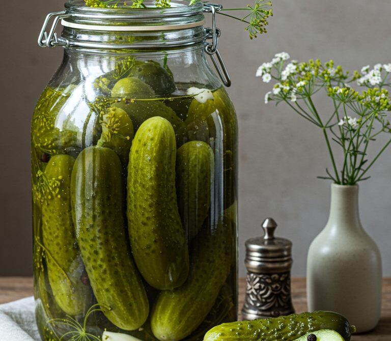 Crisp 24-Hour Malosolnye Cucumbers with Dill and Garlic