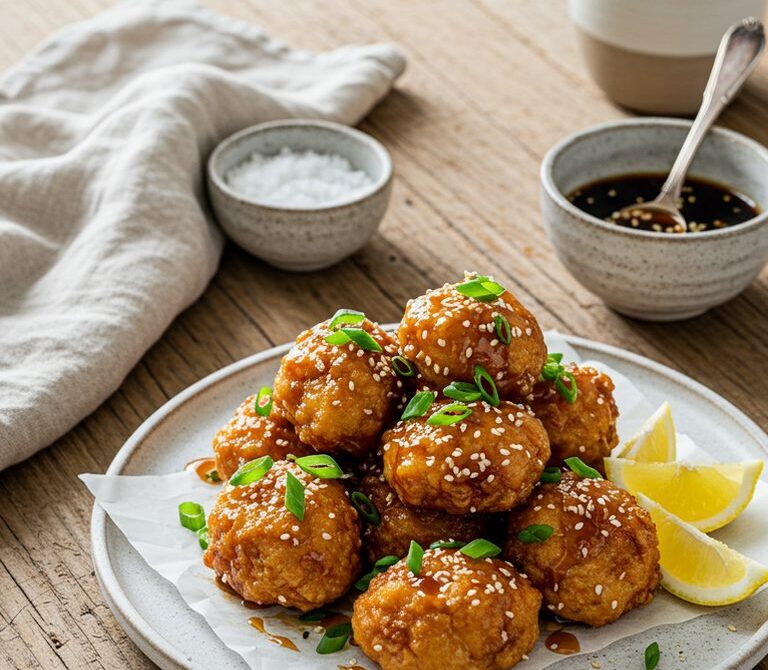 Crispy Mochiko Fried Chicken with Shoyu Glaze