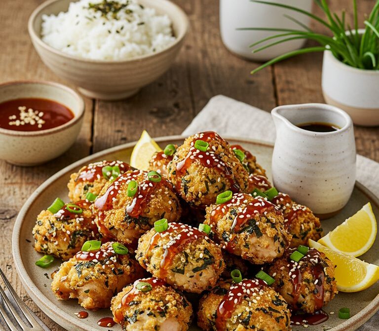Crispy Nori Chicken with Shoyu-Ginger Marinade
