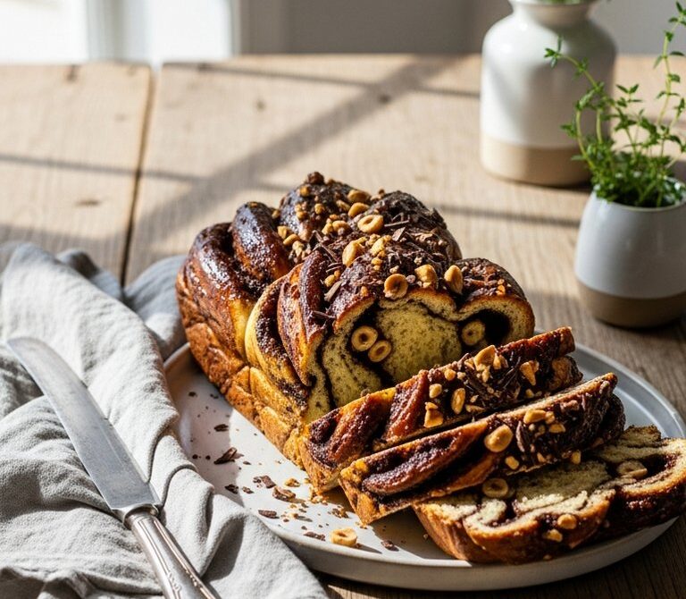 Decadent Chocolate-Hazelnut Babka