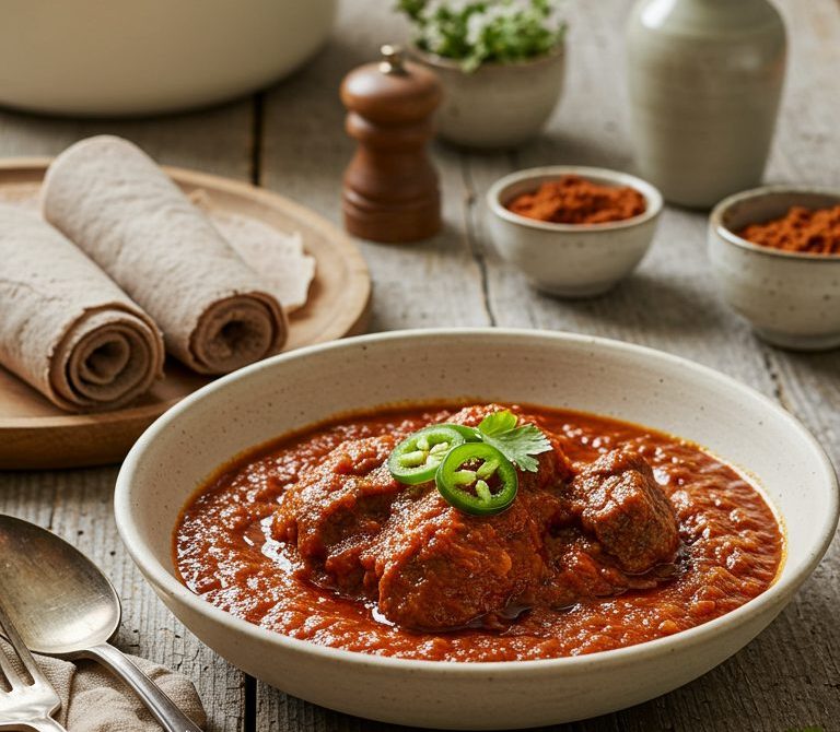 Eritrean Zigni: Slow-Cooked Berbere Beef Stew