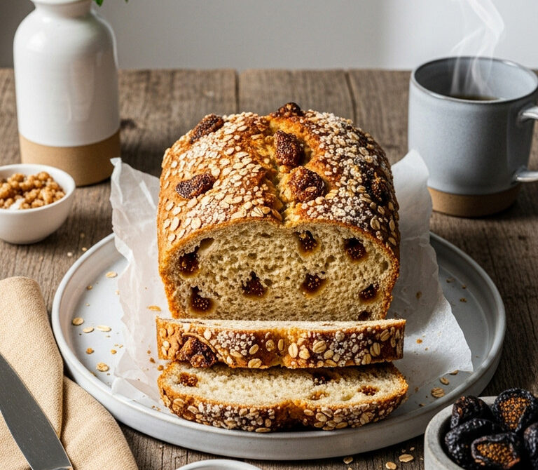 Fruity Fig and Vanilla Oat Bread