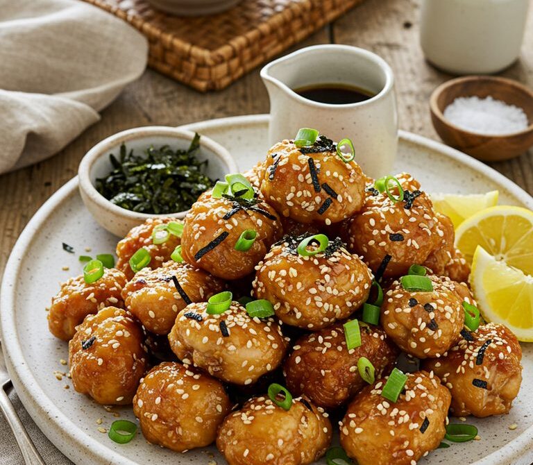 Furikake Garlic Chicken Bites (Hawaiian-Style)