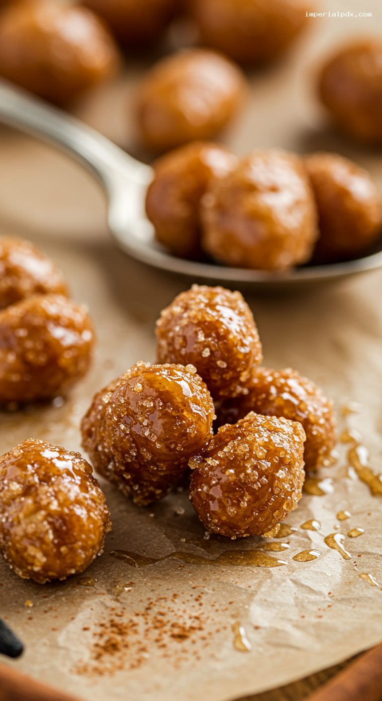 Garrapiñadas de Maní: Caramelized Candied Peanuts – Closeup